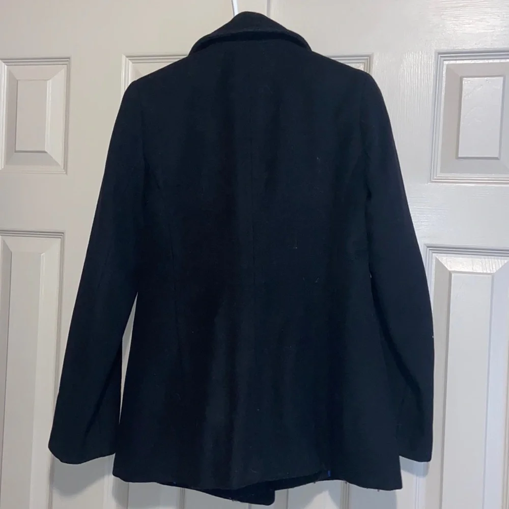 Calvin Klein Wool and Cashmere Blend Peacoat - Picture 8 of 10